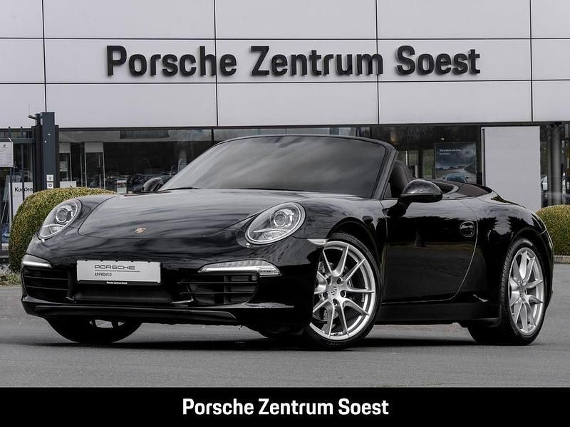 Schwarz Gebraucht 2012 Porsche 911 Carrera Cabriolet Cabrio | 86.900 € (Teuer) - Bild 1/4