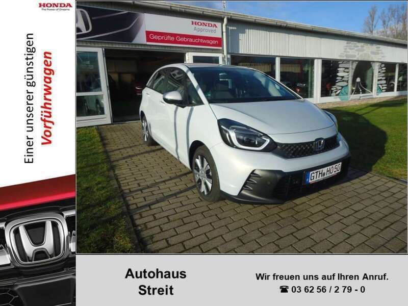 Premium sunlight white pearl Gebraucht 2024 Honda Jazz Elegance Kleinwagen | 25.800 € (Fairer Preis) - Bild 1/4