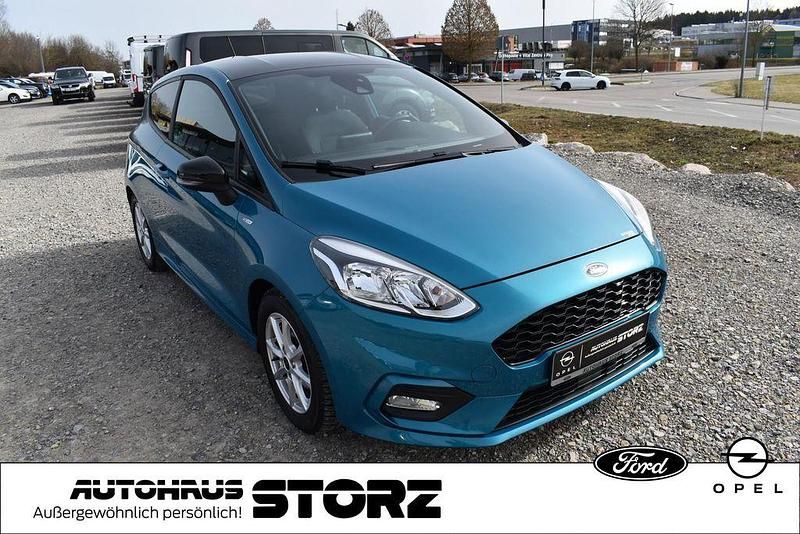 Gebraucht Ford Fiesta ST-Line 140 PS (102 kW) 2017 Lagunblau Kleinwagen