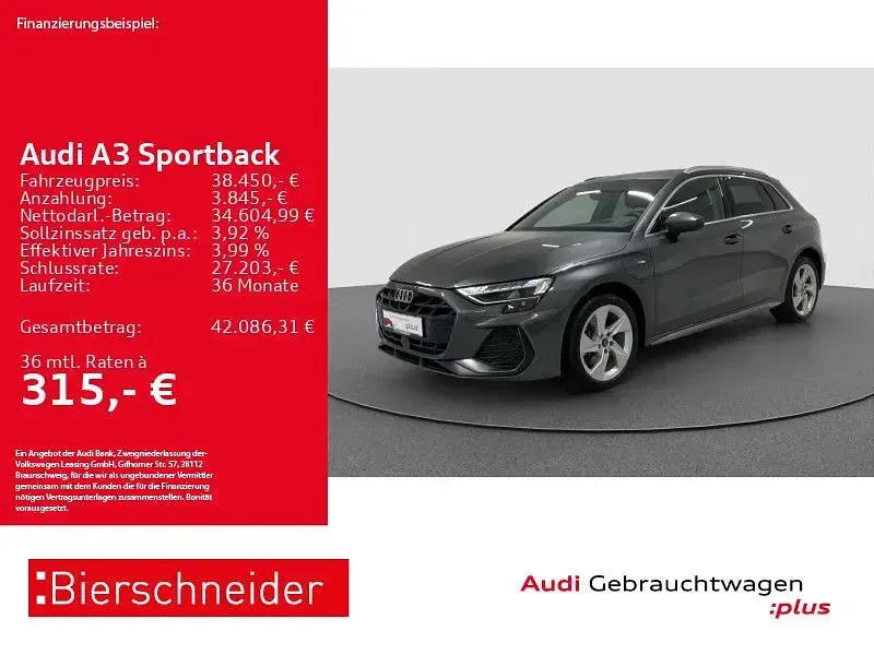 Gebraucht Audi A3 S-Line 204 PS (150 kW) 2025 Grau Limousine
