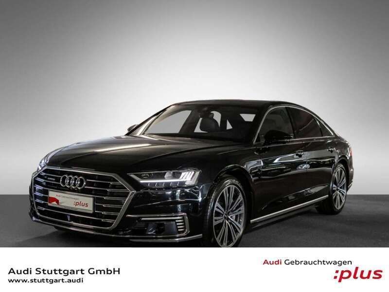 Mythosschwarz metallic Gebraucht 2021 Audi A8 Limousine | 52.950 € (Superpreis) - Bild 1/4