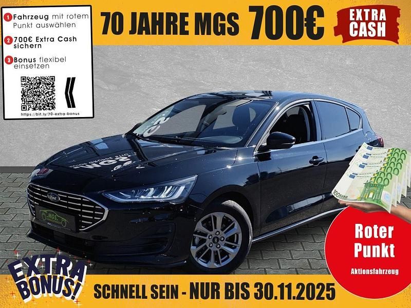 Agate black metallic Gebraucht 2023 Ford Focus Titanium Limousine | 20.870 € (Guter Preis) - Bild 1/4