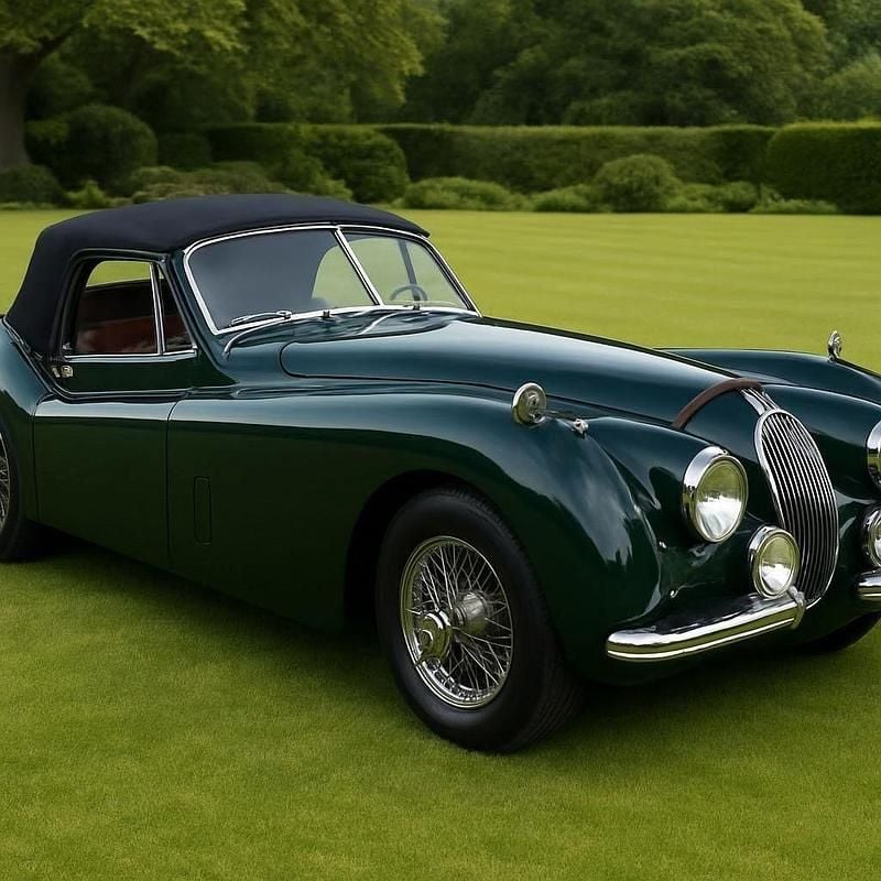 Gebraucht Jaguar XK 160 PS (117 kW) 1953 Grün Cabrio