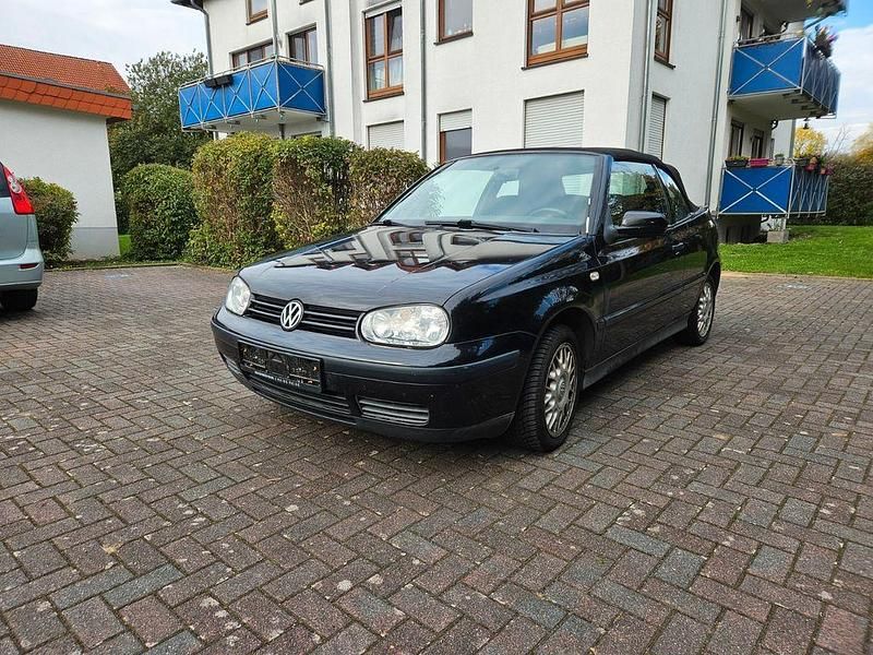 Schwarz Gebraucht 2001 VW Golf Cabriolet Cabrio | 900 € (Superpreis) - Bild 1/4