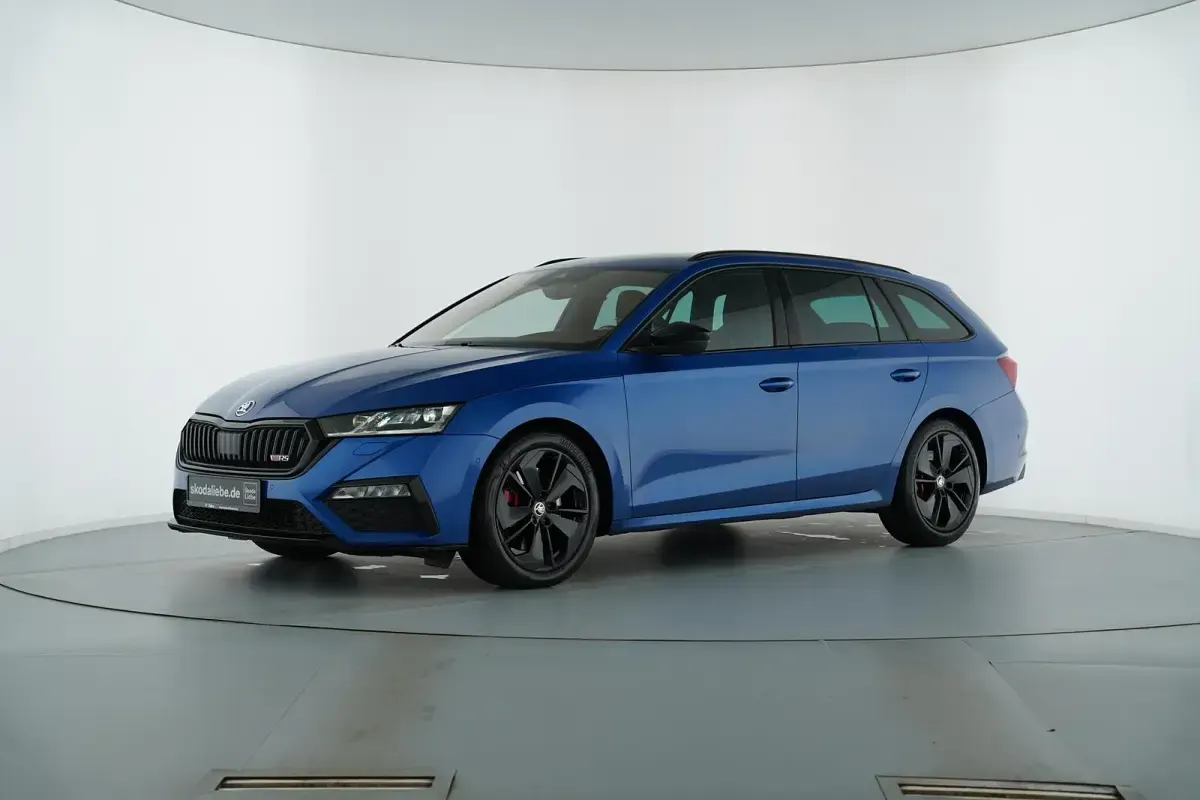 Gebraucht Skoda Octavia RS 245 PS (180 kW) 2021 Raceblau metallic Kombi