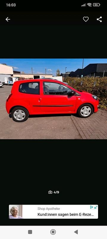 Usata Renault Twingo 75 CV (55 kW) 2013 Rosso Utilitaria