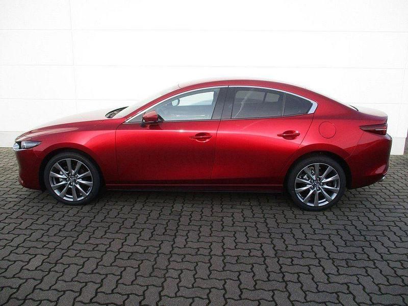 Neu Mazda 3 Exclusive 186 PS (136 kW) 2025 Soul red crystal metallic Limousine