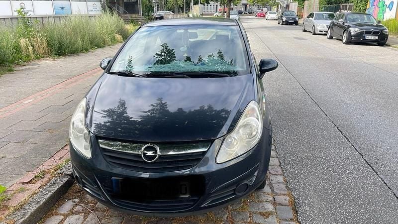 Blau Gebraucht 2008 Opel Corsa Kleinwagen | 1.999 € - Bild 1/4