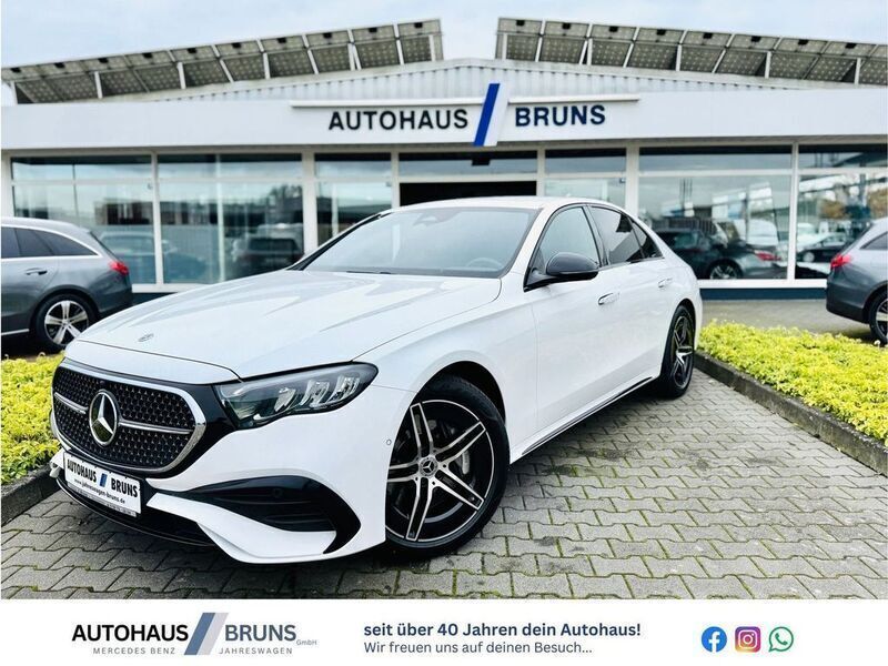 Polarweiß Gebraucht 2024 Mercedes E220 Advanced Limousine | 57.350 € (Teuer) - Bild 1/4