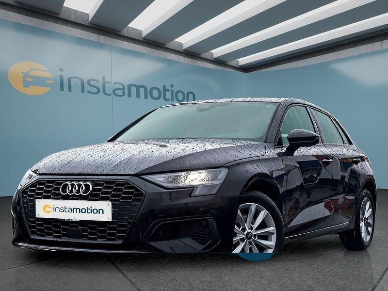 Schwarz Gebraucht 2023 Audi A3 Sportback Kleinwagen | 23.149 € (Fairer Preis) - Bild 1/3