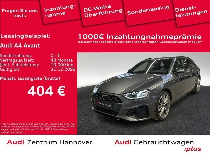 Daytonagrau perleffekt Gebraucht 2022 Audi A4 S-Line Kombi | 33.450 € (Fairer Preis) - Bild 1/4
