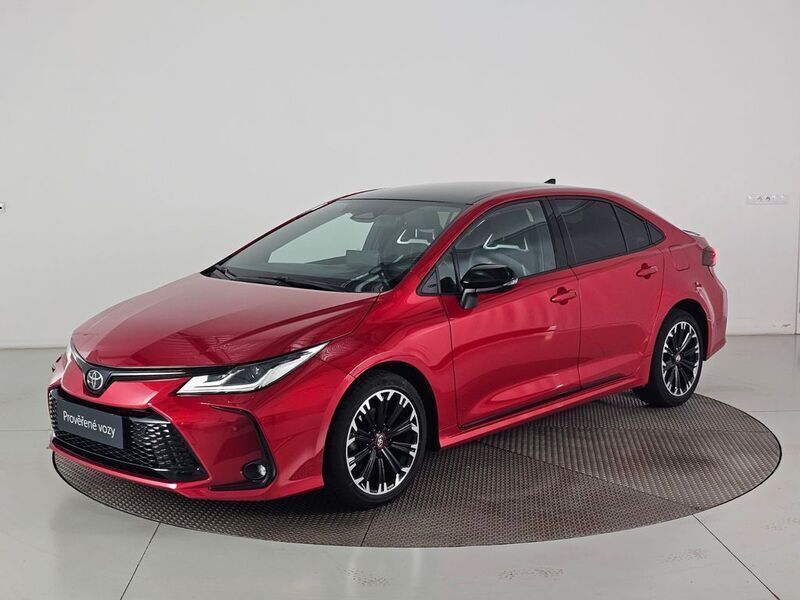 Rot Gebraucht 2023 Toyota Corolla Hybrid Sport Limousine | 23.299 € (Etwas zu teuer) - Bild 1/4