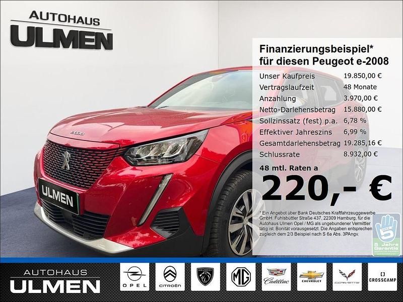 Rot Gebraucht 2023 Peugeot e-2008 Active SUV | 19.850 € (Guter Preis) - Bild 1/4