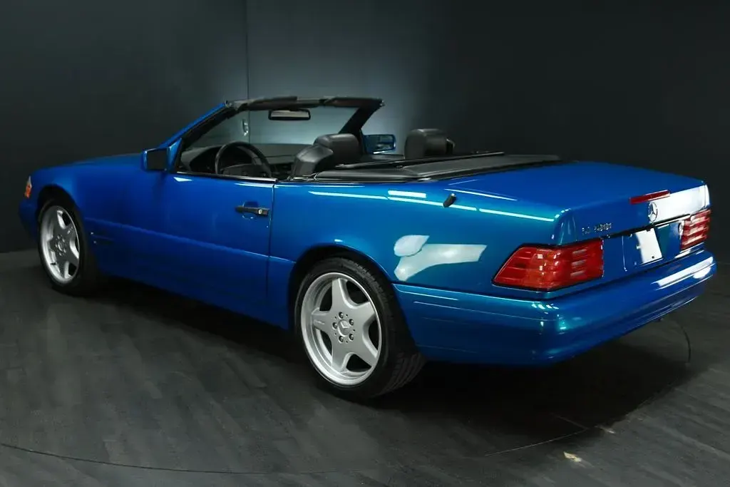 Gebraucht Mercedes SL500 320 PS (235 kW) 1997 Blau Cabrio