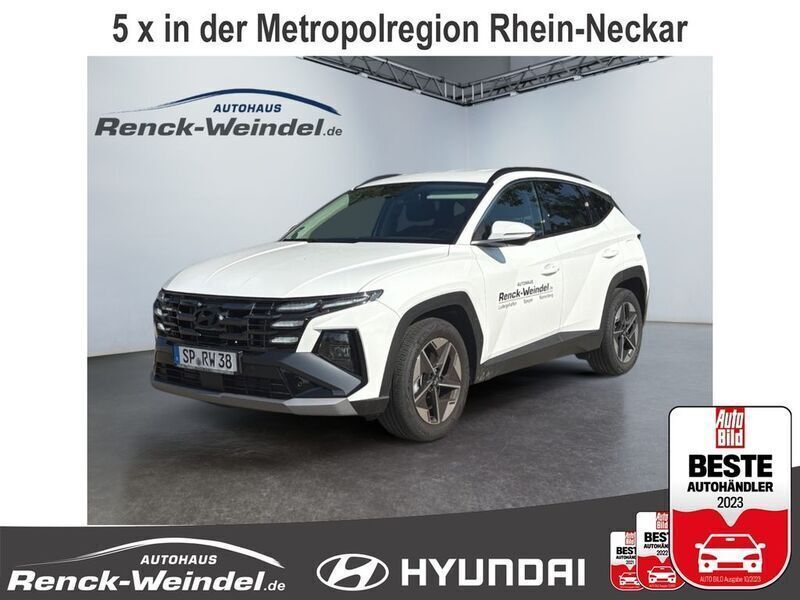 Atlas white / sol Gebraucht 2025 Hyundai Tucson Trend SUV | 33.489 € (Guter Preis) - Bild 1/4