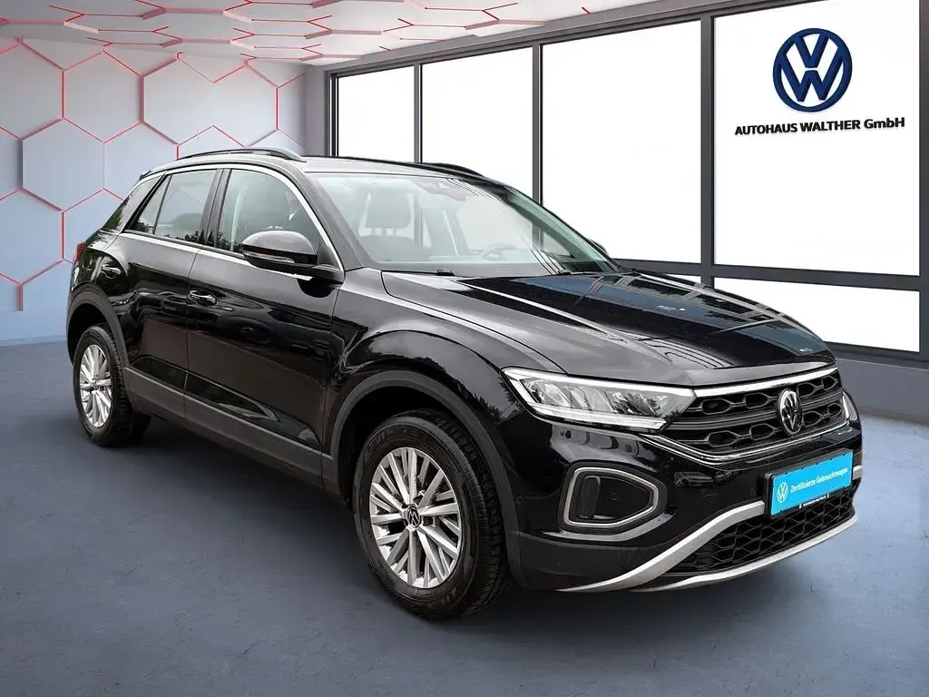 Gebraucht VW T-Roc Life 110 PS (80 kW) 2022 Schwarz SUV