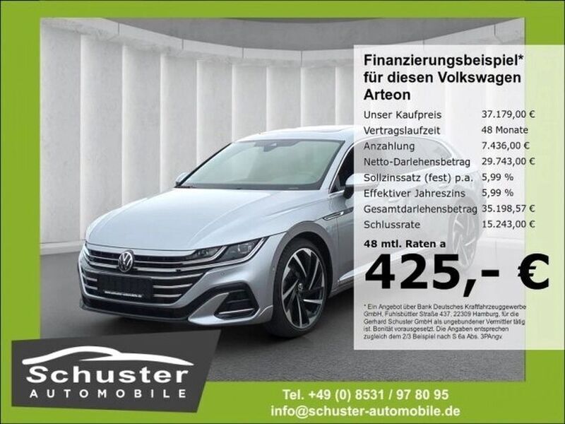 Silber Gebraucht 2023 VW Arteon R-line | 40.549 € (Fairer Preis) - Bild 1/4