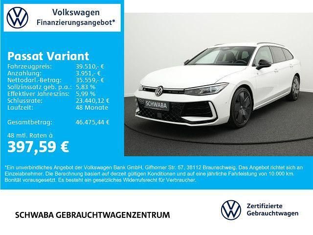 Oryxweiß perlmutteffekt Gebraucht 2025 VW Passat R-line Kombi | 39.510 € (Superpreis) - Bild 1/4