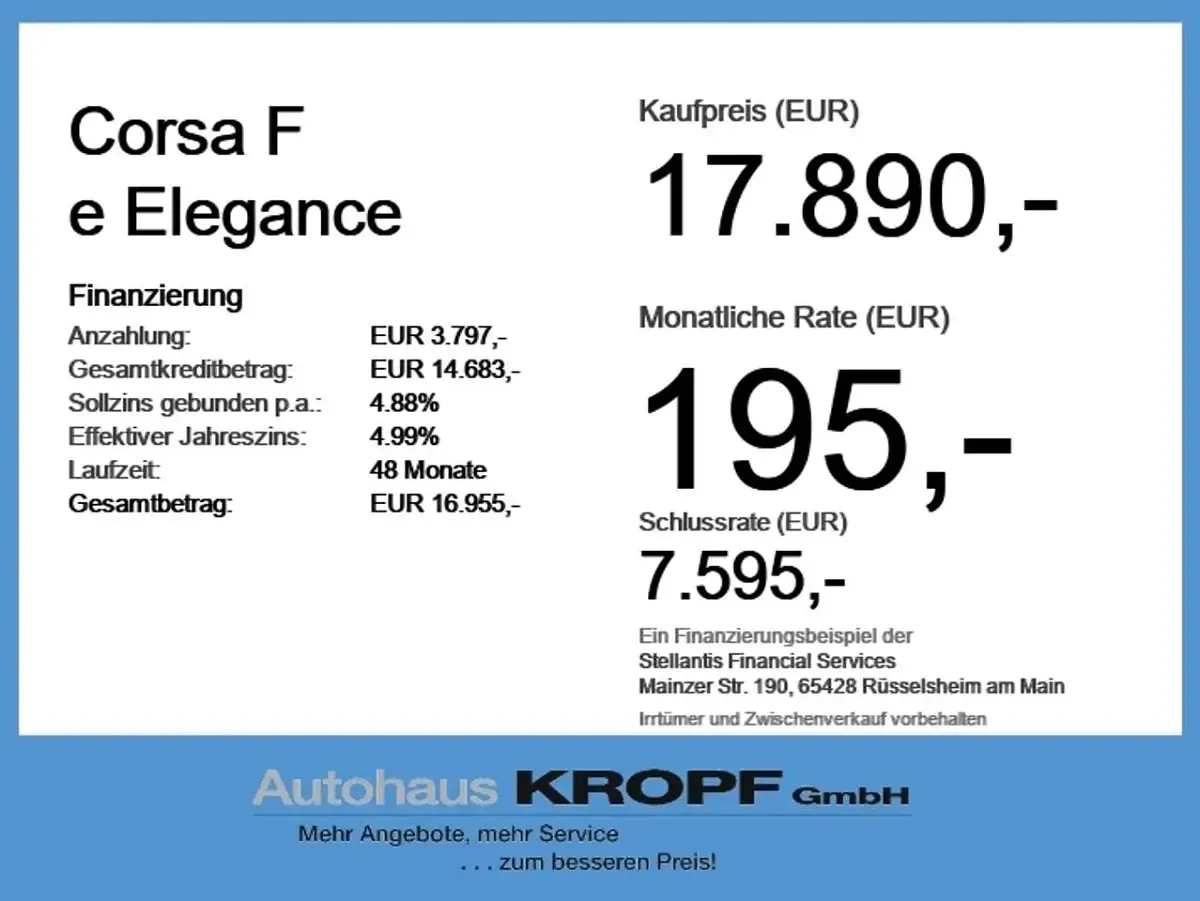 Używany Opel Corsa-e Elegance 100 kW (136 KM) 2023 Czarny Hatchback