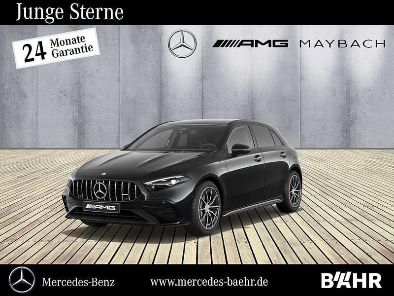 Lack kosmosschwarz Gebraucht 2024 Mercedes A35 AMG Night Limousine | 43.950 € (Guter Preis) - Bild 1/4