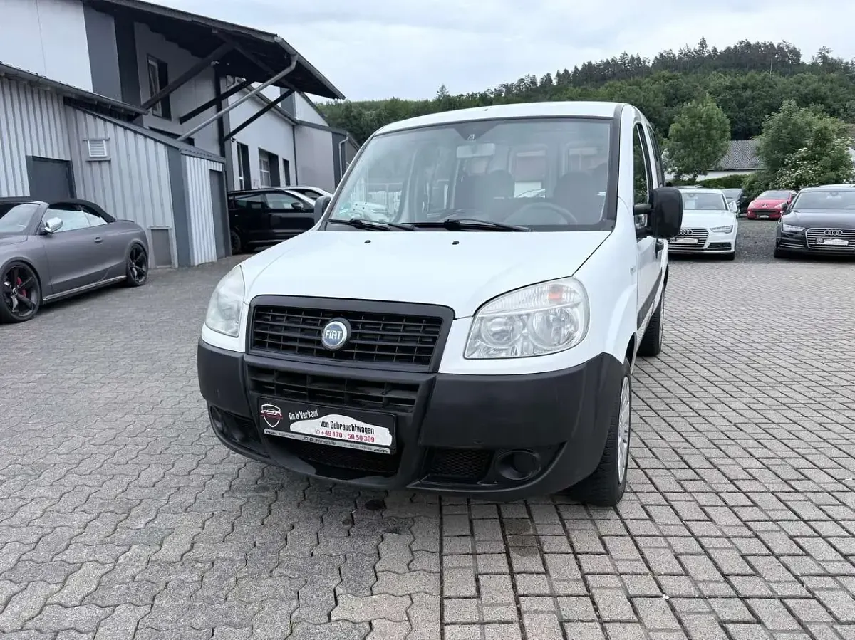 Gebraucht Fiat Doblò 77 PS (56 kW) 2006 Weiss Van / Kleinbus