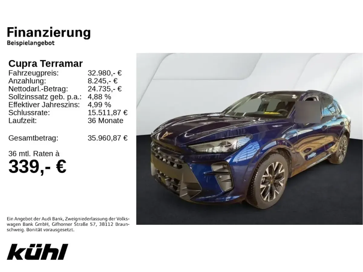 Second-hand Cupra Terramar 150 CP (110 kW) 2025 SUV