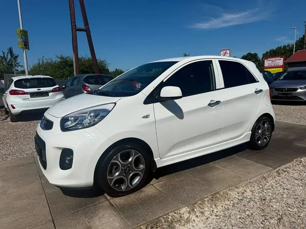 Gebraucht Kia Picanto Spirit 86 PS (63 kW) 2016 (ud) clear white Kleinwagen