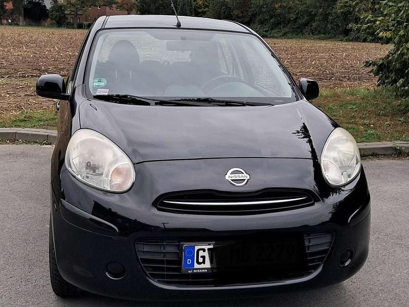 Schwarz Gebraucht 2011 Nissan Micra Acenta Kleinwagen | 4.200 € (Fairer Preis) - Bild 1/4