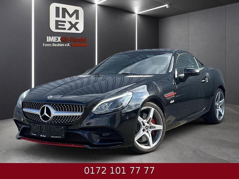 Schwarz Gebraucht 2018 Mercedes SLC180 Edition Cabrio | 24.900 € (Guter Preis) - Bild 1/4