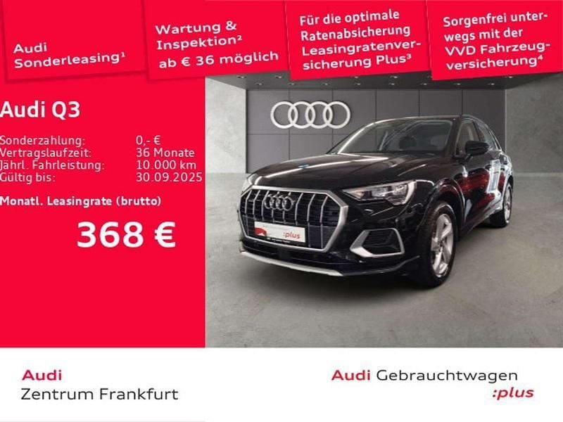 Mythosschwarz metallic Gebraucht 2024 Audi Q3 Advanced SUV | 40.760 € (Fairer Preis) - Bild 1/2