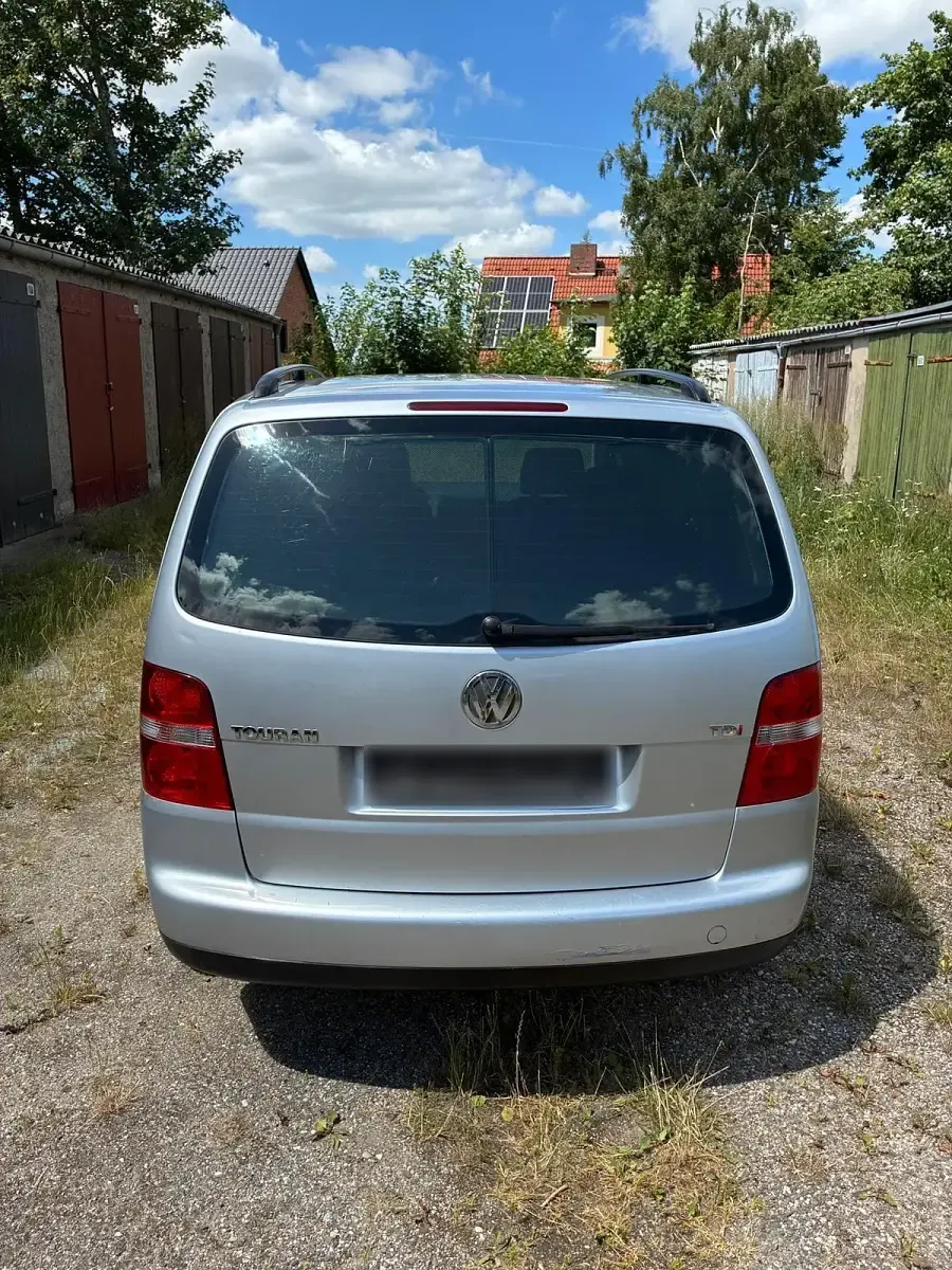 Gebraucht VW Touran 104 PS (76 kW) 2004 Silber Van / Kleinbus
