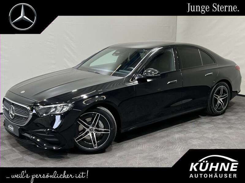 Schwarz, Gebraucht 2024 Mercedes E200 AMG Limousine | 48.850 € (Fairer Preis) - Bild 1/4