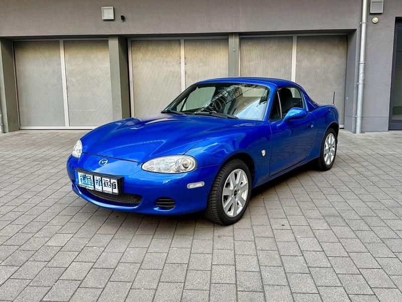 Gebraucht Mazda MX5 110 PS (80 kW) 2002 Blau Cabrio