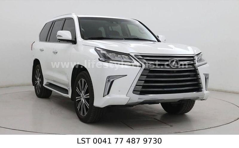 Weiß Gebraucht 2021 Lexus LX570 Luxury Line SUV | 77.292 € - Bild 1/4