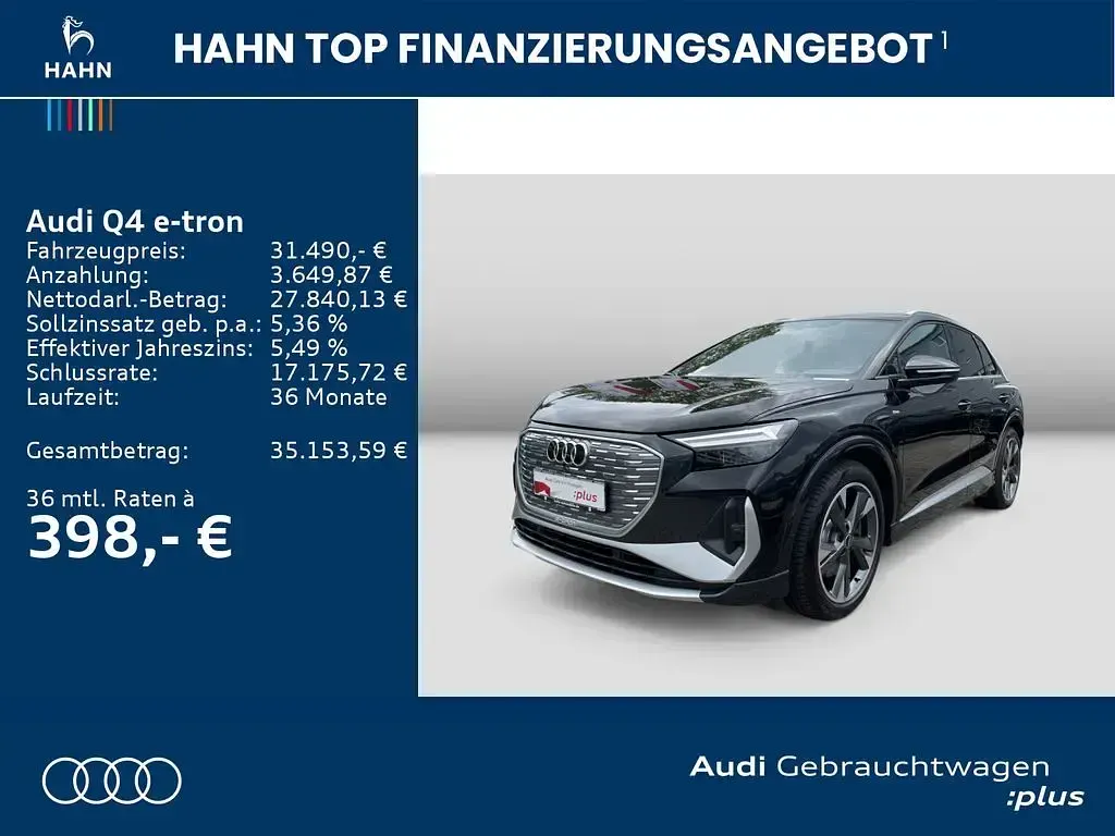 Gebraucht Audi Q4 e-tron Comfort 194 kW (265 PS) 2023 Mythosschwarz metallic SUV