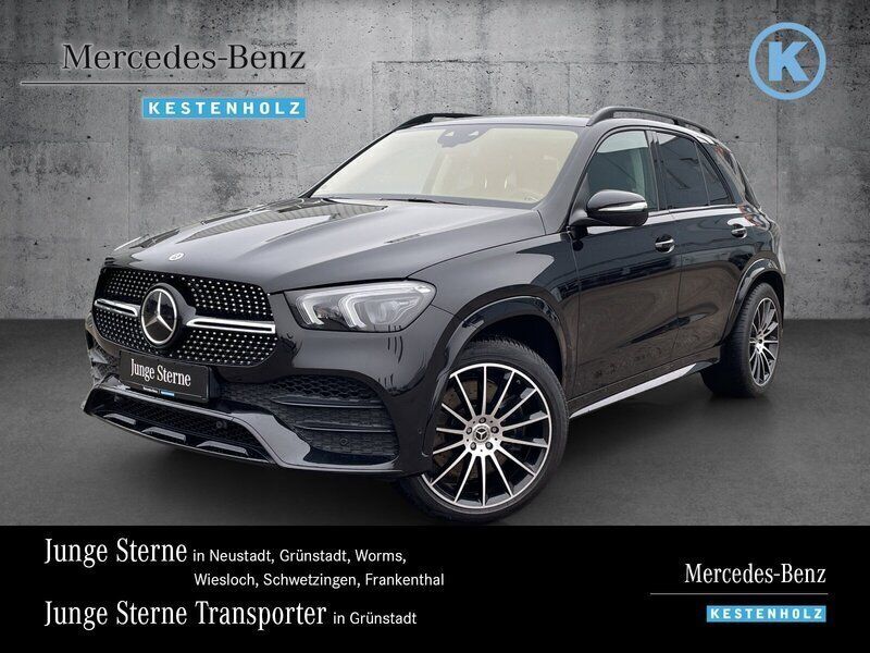 Schwarz Gebraucht 2021 Mercedes GLE450 AMG AMG SUV | 65.770 € (Etwas zu teuer) - Bild 1/4