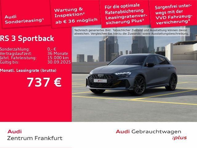 Grau Gebraucht 2024 Audi RS3 Sportback Sport Kleinwagen | 69.850 € (Fairer Preis) - Bild 1/2