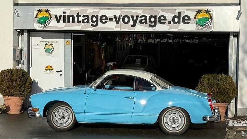 Blau Gebraucht 1974 VW Karmann Ghia Karmann Coupé | 22.900 € - Bild 1/4