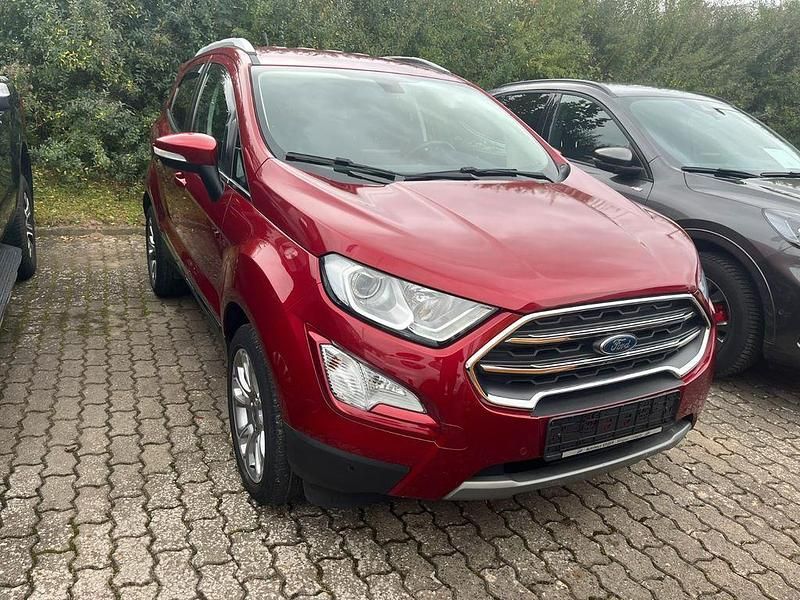 Rot Gebraucht 2018 Ford Ecosport Titanium SUV | 14.600 € (Fairer Preis) - Bild 1/4