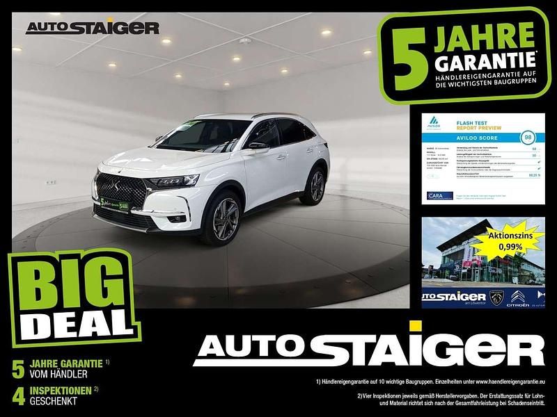 Lack weiss banquise/lackierung plat Gebraucht 2022 DS Automobiles DS7 Crossback Rivoli Plus SUV | 25.499 € (Fairer Preis) - Bild 1/3