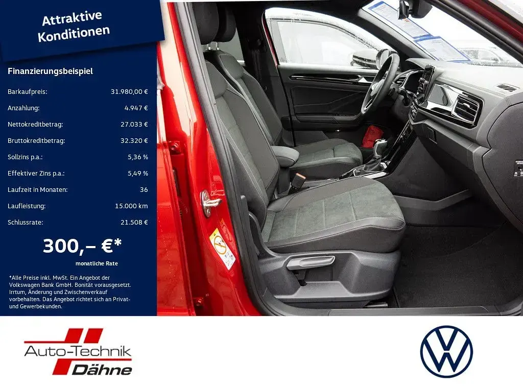 Gebraucht VW T-Roc Style 150 PS (110 kW) 2025 Rot SUV