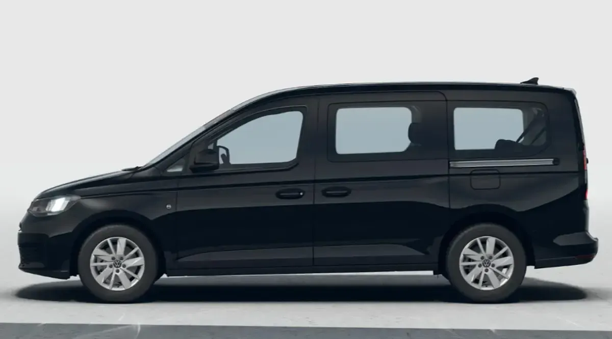 Neu VW Caddy Maxi Life 122 PS (89 kW) 2025 Deep black perleffekt Van / Kleinbus