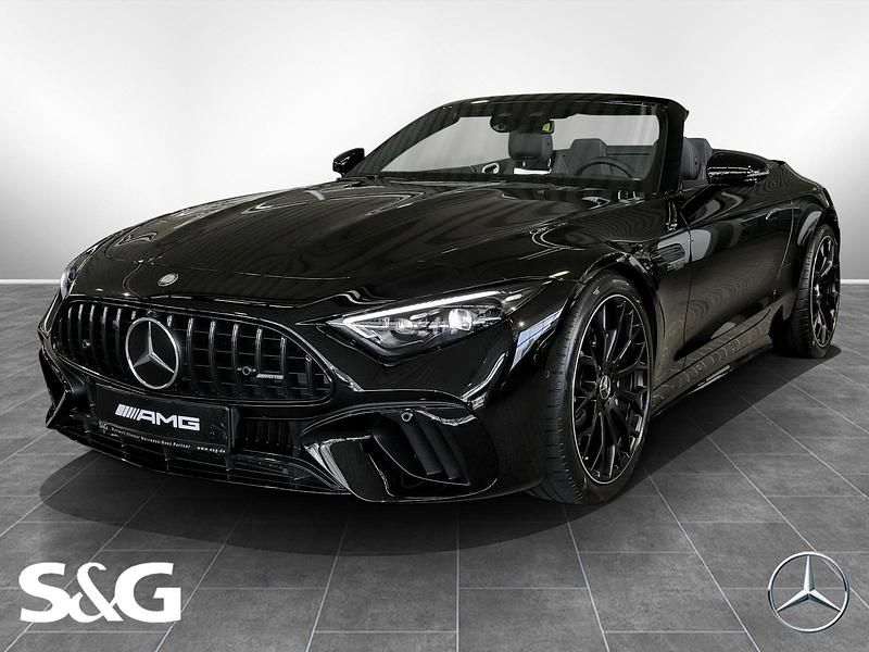 Metalliclack obsidianschwarz Gebraucht 2023 Mercedes SL63 AMG AMG Cabrio | 149.900 € (Fairer Preis) - Bild 1/4