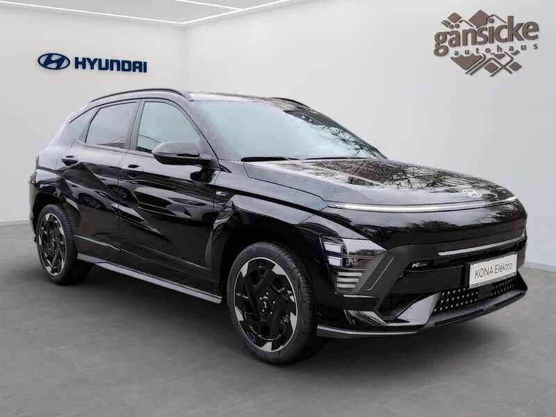 Gebraucht Hyundai Kona N Line 160 kW (218 PS) 2024 Schwarz SUV