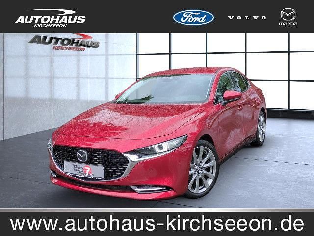 Soul red crystal (metallic) Gebraucht 2019 Mazda 3 Selection Limousine | 14.750 € (Fairer Preis) - Bild 1/4