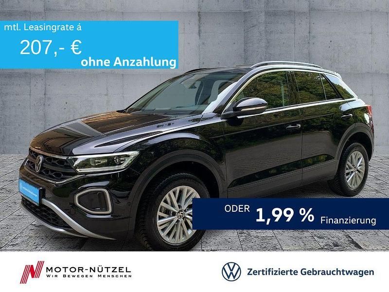 Deep black perleffekt Gebraucht 2024 VW T-Roc Life SUV | 21.730 € (Guter Preis) - Bild 1/4