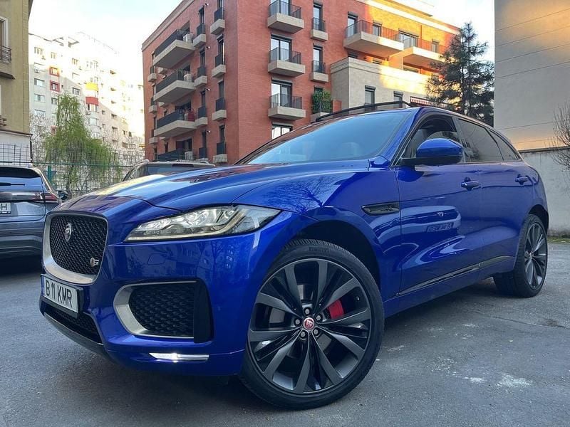 Brugt Jaguar F-Pace S 300 HK (220 kW) 2016 Blå SUV