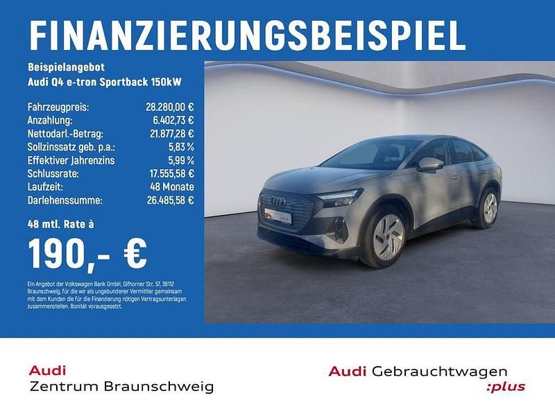 Gebraucht Audi Q4 Sportback e-tron Comfort 150 kW (204 PS) 2022 Grau SUV
