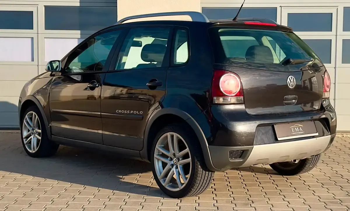 Gebraucht VW Polo Cross 69 PS (50 kW) 2008 Schwarz Kleinwagen