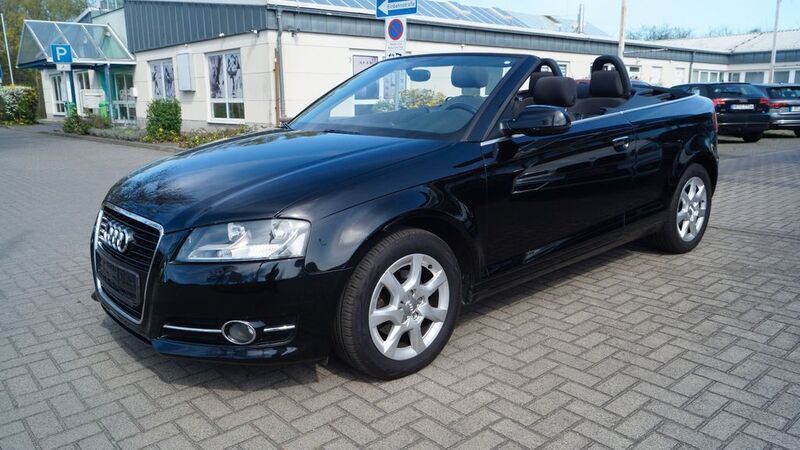 Schwarz Gebraucht 2012 Audi A3 Cabriolet Attraction Cabrio | 8.300 € (Fairer Preis) - Bild 1/4